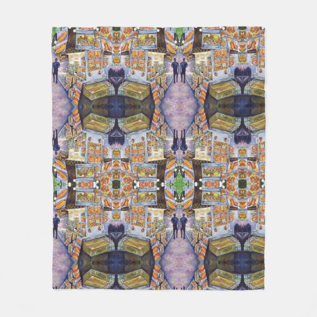 Cobertor De Velo Carga de trabalho artística extraordinária (Frente)