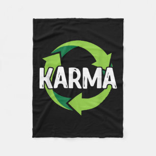 Cobertor De Velo Carma Destino Meditação Reciclagem Ambiental P