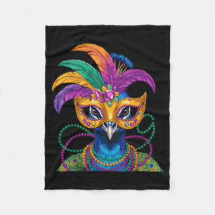 Cobertor De Velo Carnaval de Fantasias de Mardi Gras Nova Orleans