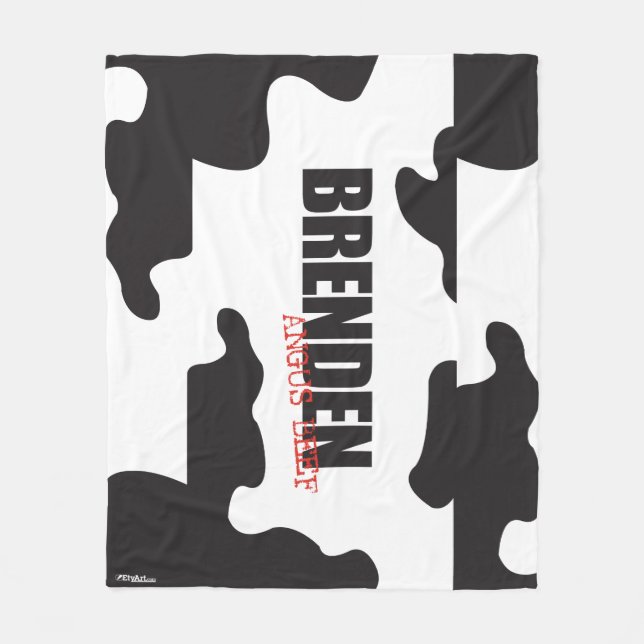 Cobertor De Velo Carne de Brenden Angus, 50" x60 " (Frente)