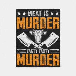 Cobertor De Velo Carne É Assassinato Tasty Tasty Assassinato - Cort