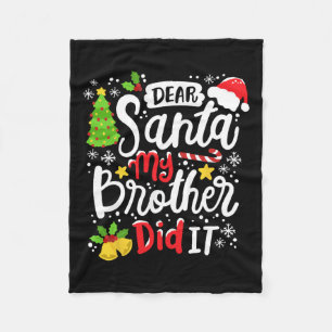 Cobertor De Velo Caros Papais noeis, Meu Irmão Fez Um Jogo De Natal