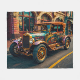 Cobertor De Velo Carro vintage Steampunk na Cidade