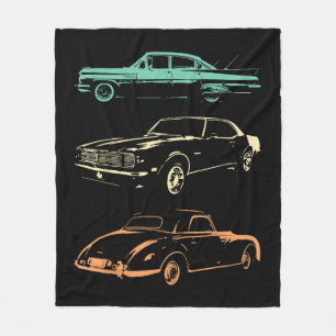 Cobertor De Velo Carros vintage - Retro Gráfico dos anos 80 e 90