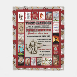 Cobertor De Velo Carta Personalizada Para Meu Avô, Vovó