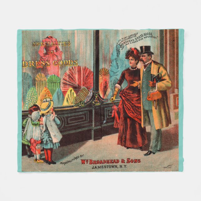 Cobertor De Velo cartão comercial William Broadhead & Sons artigos  (Frente (Horizontal))