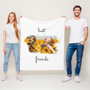 Cobertor De Velo Cartão de Aniversário do Elegante BFF Melhores A