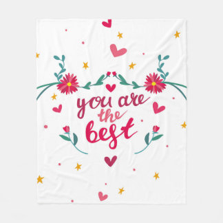 Cobertor De Velo Cartão de dia de os namorados com coração, flor