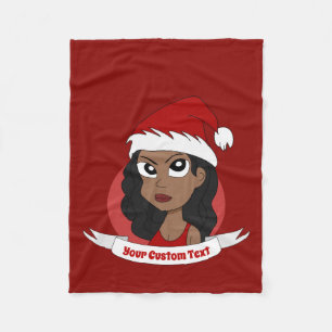 Cobertor De Velo Cartografia de Natal para jovens mulheres
