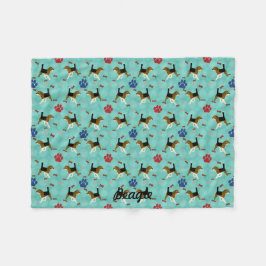 Cobertor De Velo Cartoon Beagle