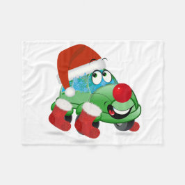 Cobertor De Velo Cartoon de Carro de Natal