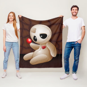 Cobertor De Velo Cartoon Doll Voodoo Apaixonado