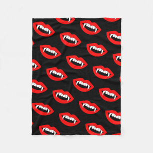 Cobertor De Velo Cartoon Monster Vampire Lábios afiadas Dentes Pres