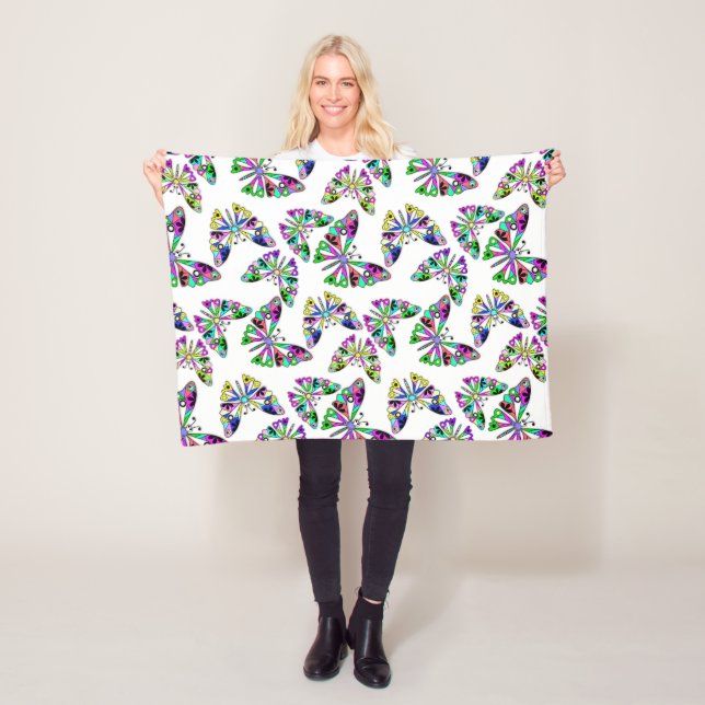 Cobertor De Velo Cartoon sem costura crianças abstrato com padrão d (In Situ)