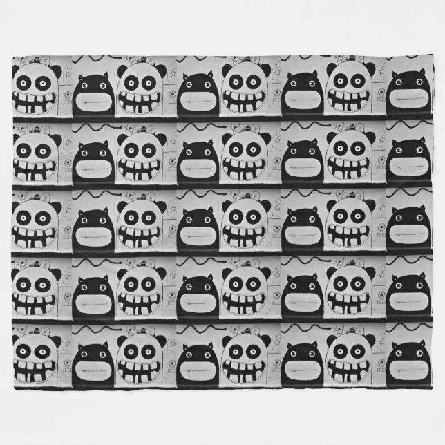 Cobertor De Velo Cartoons (Frente (Horizontal))