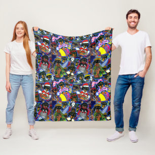 Cobertor De Velo Cartoons de Dachshund