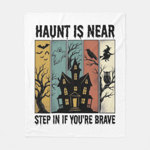Cobertor De Velo Casa Assombrada Halloween Gravura Vintage Design A
