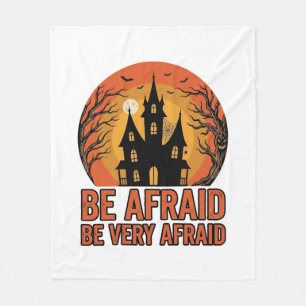 Cobertor De Velo Casa Assombrada Tenha Medo Design de Halloween Vin