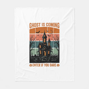 Cobertor De Velo Casa Assombrada Vintage Ghost Está Chegando Decora