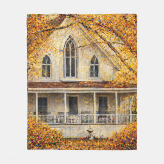 Cobertor De Velo Casa de Carpinteiro Fantasia Gótica-Revival