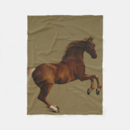 Cobertor De Velo Casaco de assobio do cavalo (por George Stubbs)