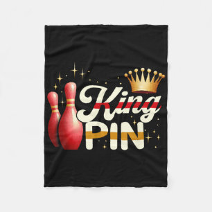 Cobertor De Velo Casais Bowler League Boliche King Pin Vestindo Cro
