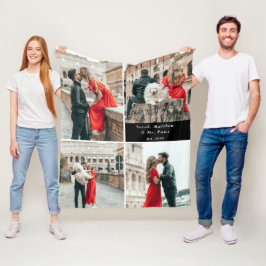 Cobertor De Velo Casais Modernos 4 Colagem de Fotografias