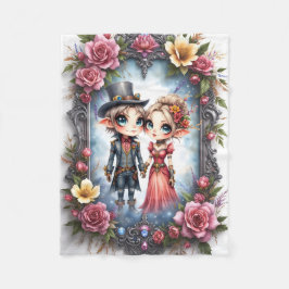 Cobertor De Velo Casamento de Elfo Steampunk Caprichoso 