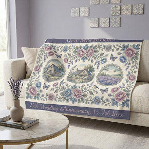 Cobertor De Velo Casamento Floral Cottage Toile Francês Aniversário