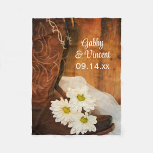 Cobertor De Velo Casamento ocidental do país das botas de vaqueiro