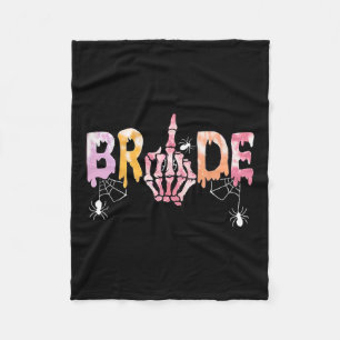 Cobertor De Velo Casamento Spooky Halloween Skeleton Noiva Apenas M