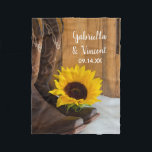 Cobertor De Velo Casamento Terrestre de Girassol<br><div class="desc">Personalize o charmoso e acolhedor País Sunflower Western Wedding Fleece Blanket com os nomes da noiva, noiva e cerimônia de casamento para criar uma manutenção duradoura de seu estilo de fazenda rural ou núpcias temáticas de rancho. Este cobertor de casamentos chic, macio e suavemente rústico, apresenta uma fotografia floral de...</div>
