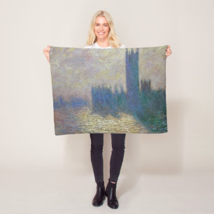 Cobertor De Velo Casas do Parlamento (Londres), Monet