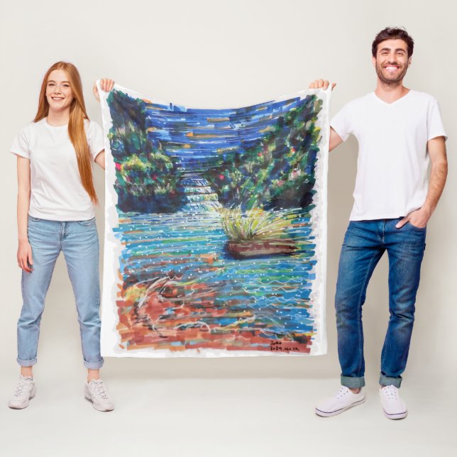 Cobertor De Velo Cascata Colorida (In Situ)