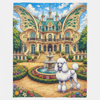 Cobertor De Velo Castelo Papillion ,Poodle