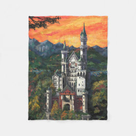 Cobertor De Velo Castelo Schloss Neuschwanstein