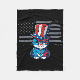 Cobertor De Velo Cat 4 De Julho Teus Flag Americano Patriótico Amer