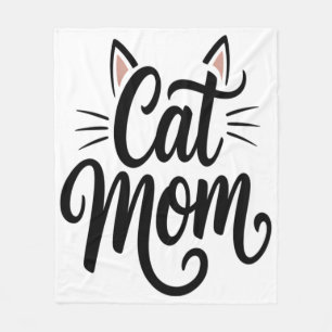 Cobertor De Velo Cat Mãe Sussurros e Orelhas