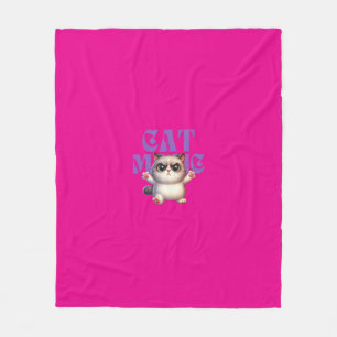 Cobertor De Velo Cat Magic Fleece Blanket