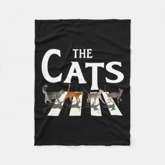 Cobertor De Velo Cat Rock Música Engraçada presentes para gatos