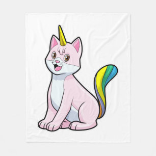 Cobertor De Velo Cat Unicorn