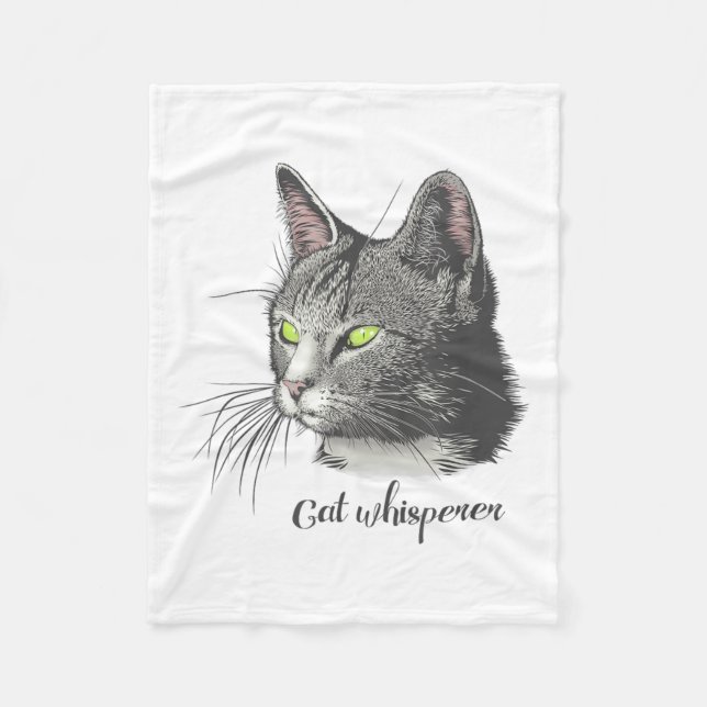 Cobertor De Velo Cat Whisperer (Frente)