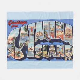 Cobertor De Velo Catalina Island Greeting 