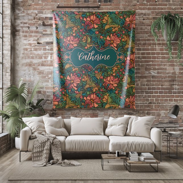 Cobertor De Velo Catherine Art Nouveau Fleece Blanket (Criador carregado)