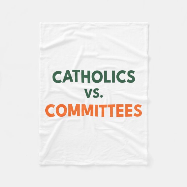Cobertor De Velo Catholics Vs Committees  (Frente)