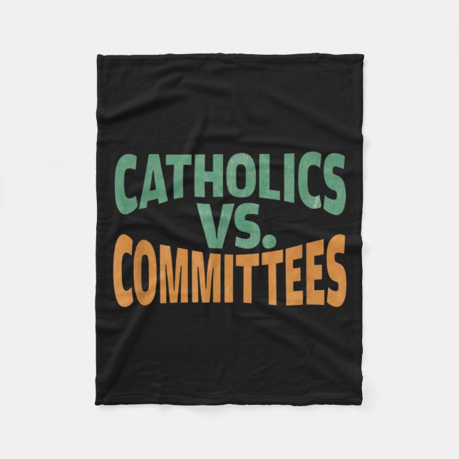 Cobertor De Velo Católicos Vs Comitês (Frente)
