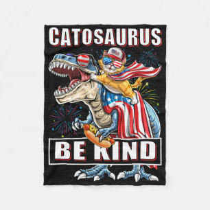 Cobertor De Velo Catossauro Engraçado Dinossauro Meowica