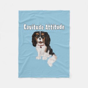 Cobertor De Velo Cavaleiro de três cores King Charles Spaniel