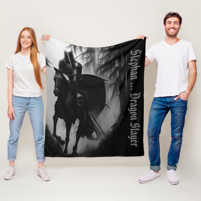 Cobertor De Velo Cavaleiro Personalizado da Caçadora de Dragões (In Situ)