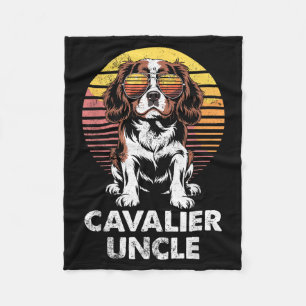 Cobertor De Velo Cavalier King Charles Spaniel Tio Cachorro Vintage
